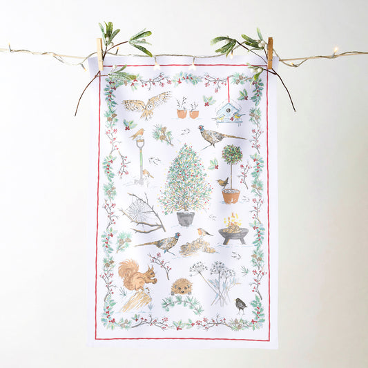 Keittiöpyyhe Talvipuutarha - Winter Garden