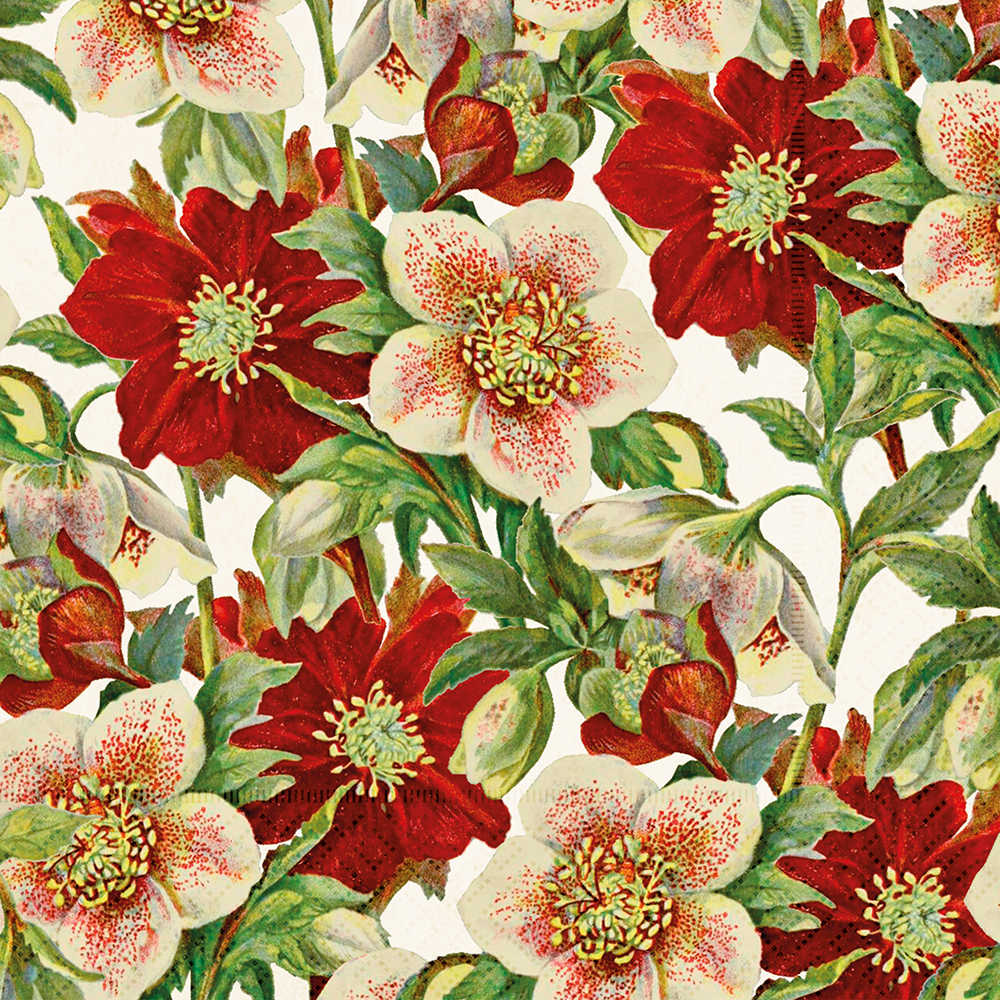 Servetti Jouluruusut 33 x 33 cm