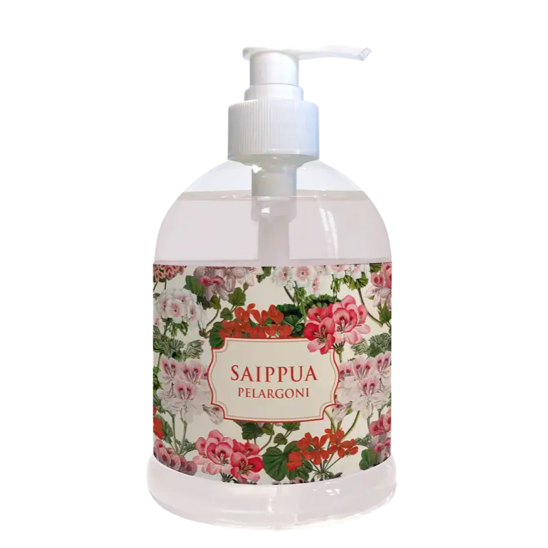 Nestesaippua Pelargonit - pelargonin tuoksuinen 500 ml