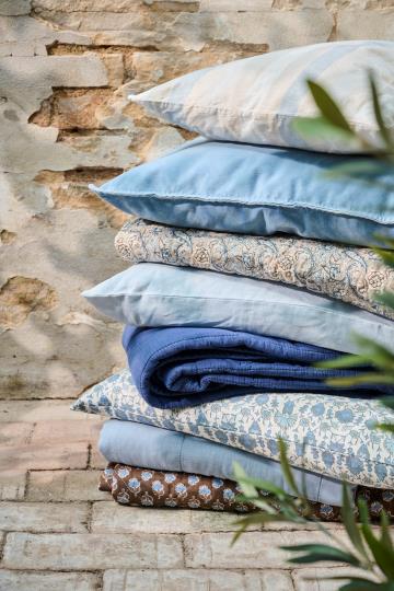 Pellavatyynynpäällinen Vaaleansininen - Cornflower 50 x 50 cm