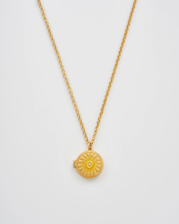 Medaljonki kaulakoru Sun Locket