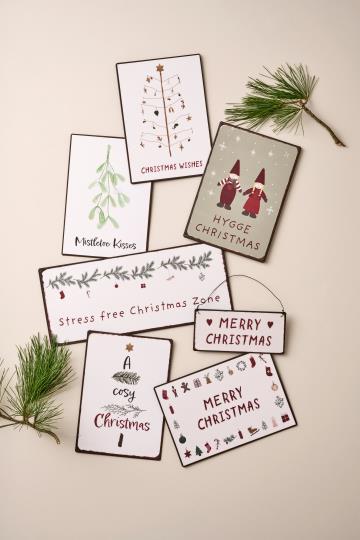 Metallikyltti Hygge Christmas