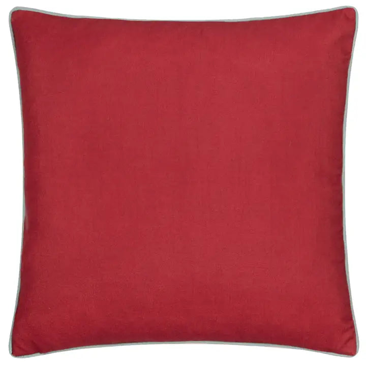 Tyynynpäällinen joka sopii ulkokäyttöön William Morris Strawberry Punainen 50 x 50 cm