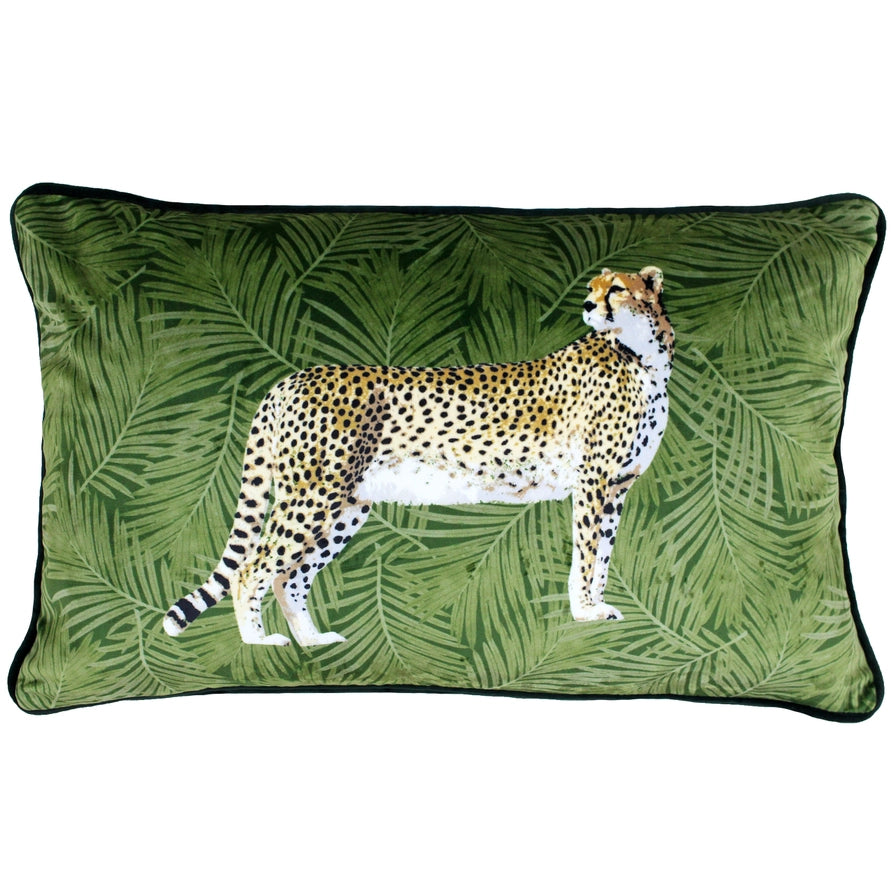 Tyynynpäällinen Gepardi vihreä 30 x 50 cm