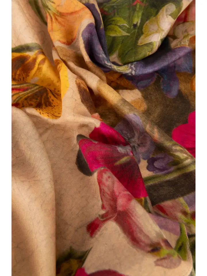 Kimono takki lyhyt (kapeammat hihat) Cream Posy