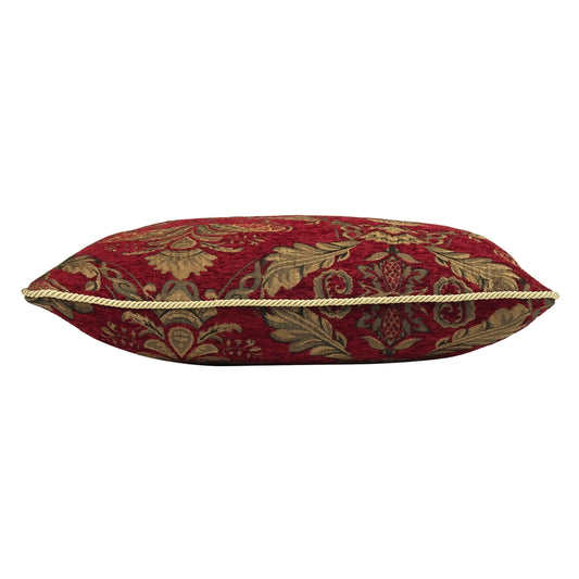 Tyynynpäällinen Jacquard chenille Burgundy 45 x 45 cm