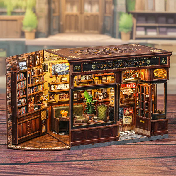 DIY miniatyyri Corner Coffee Shop