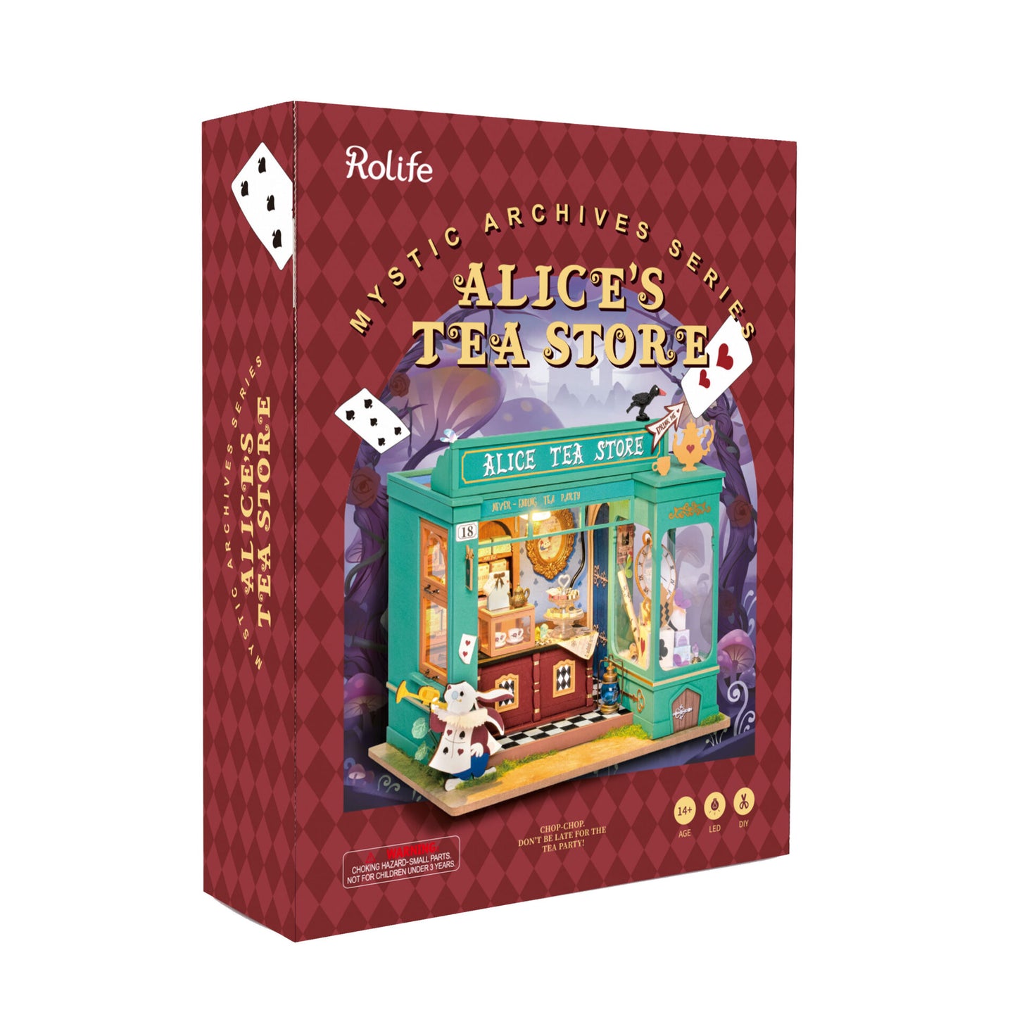 DIY Miniatyyritalo Liisan teekauppa - Alice's Tea Store
