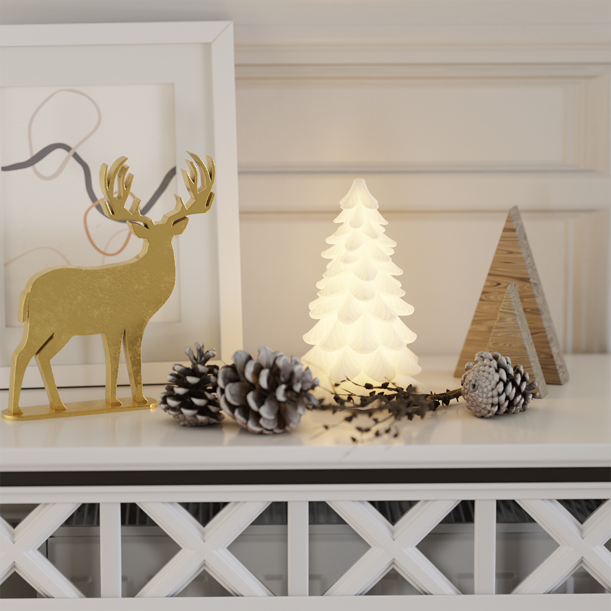 Kuusi led-valo 19 cm