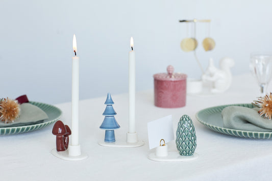 Paikkakorttipidikkeet jotka sopivat pienten kruunukynttilöiden kynttilänjalkoihin - Winter & Sweet Stories