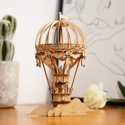 DIY miniatyyri Kuumailmapallo - Hot Air Balloon