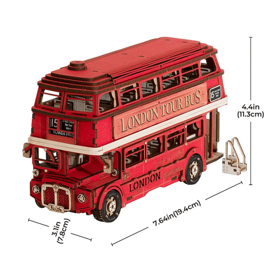 DIY miniatyyri Lontoon bussi - London Tour Bus