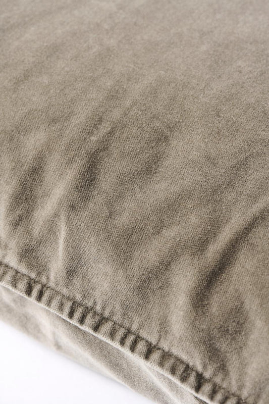 Samettityynynpäällinen Vintage - kuluneen näköinen Vaaleanruskea - Linen 50 x 50 cm