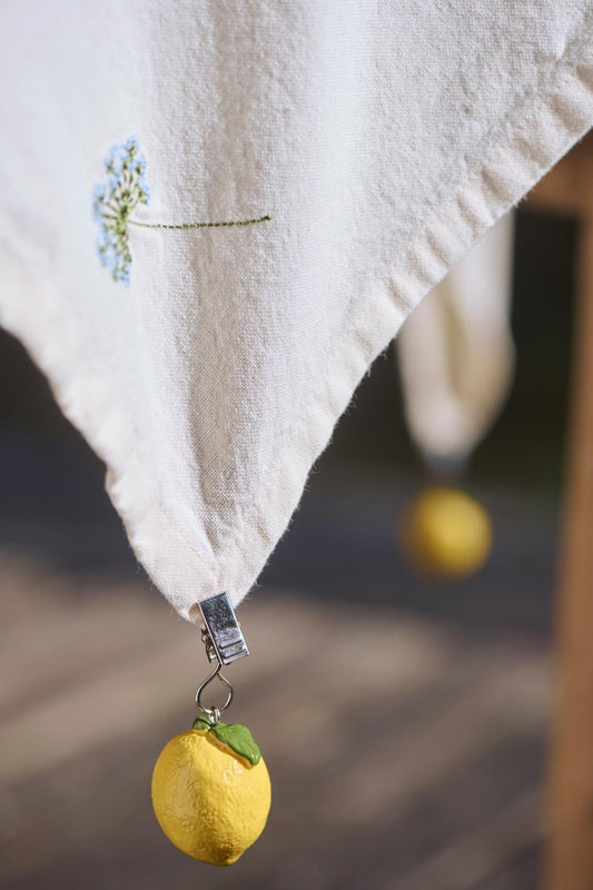 Pöytäliinapainot sitruuna 4 kpl