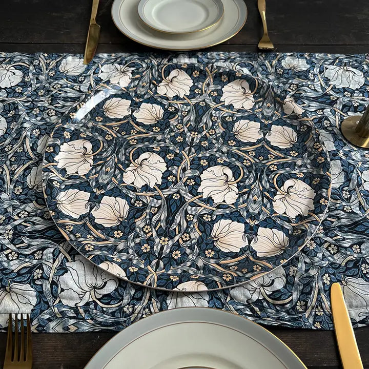 Kaitaliina William Morris Pimpernel sininen 45 x 145 cm