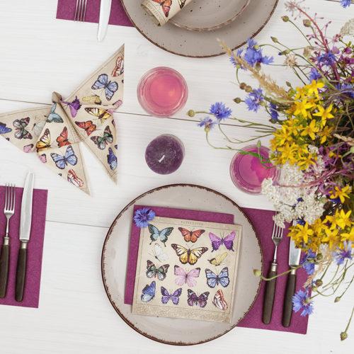 Servetti Papillons 33 x 33 cm
