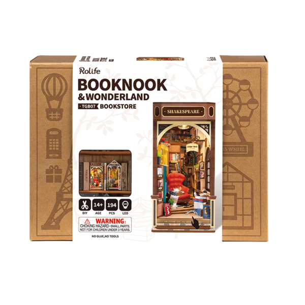 DIY Minimaailma kirjahyllyyn - Bookstore Book Nook