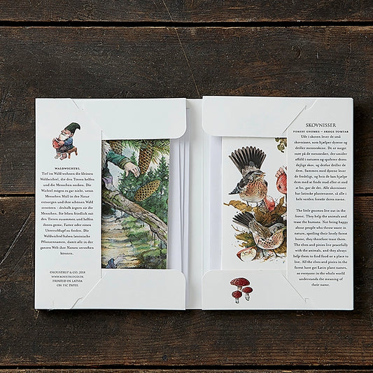 Postikortit Metsätontut - Forrest Gnomes 8 kpl