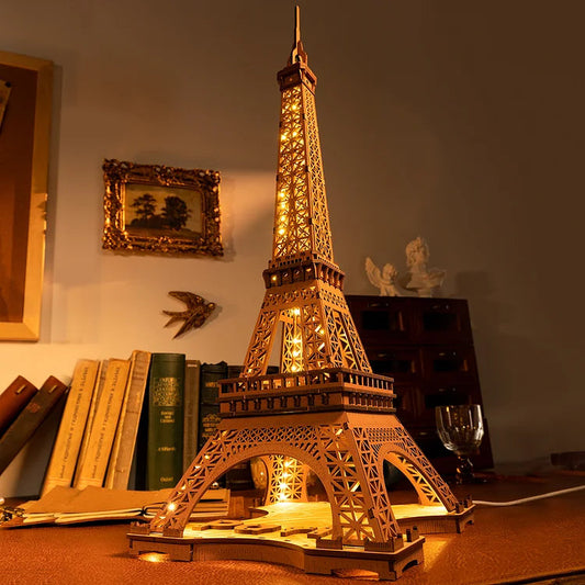 DIY miniatyyri Night of the Eiffel Tower korkeus 53 cm