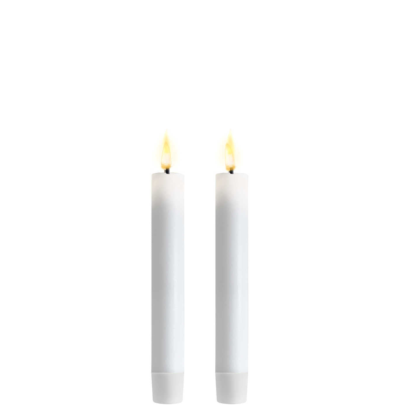 valkoinen led kruunukynttilä lyhyt