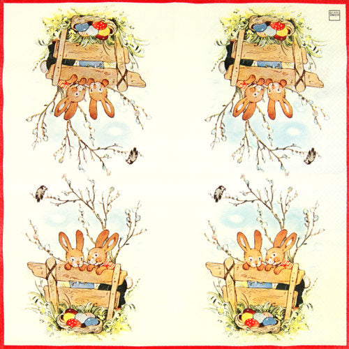 Servetti Bunny Friends 33 x 33 cm