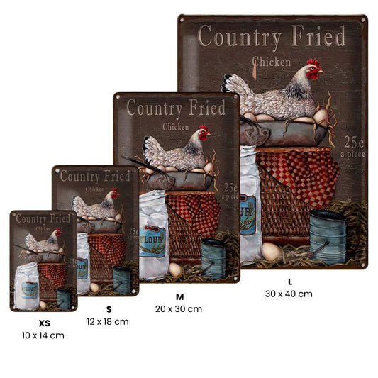 Peltikyltti Country Fried Chicken