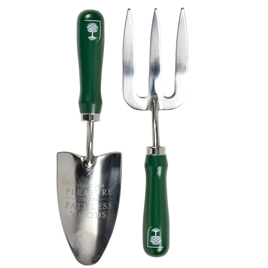 Istutuslapio ja rikkaruohohaarukka lahjalaatikossa - Woodland Wonders