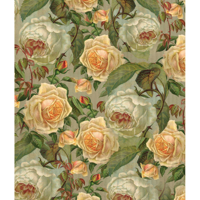 Tiskiliina Vintage Roses