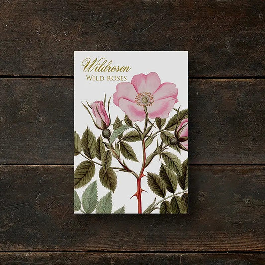 Postikortit Villiruusut - Wild roses 8 kpl