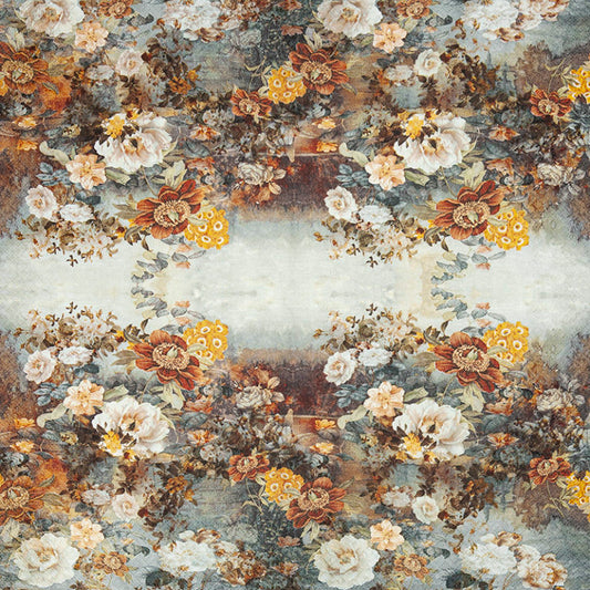 Servetti Sienna flowers 33 x 33 cm, 20 kpl