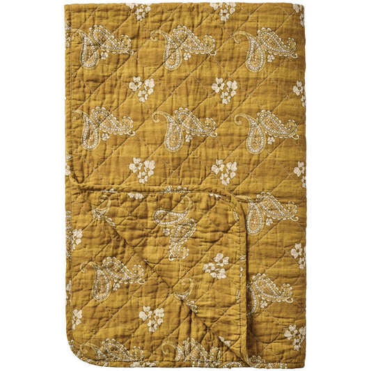 Puuvillatäkki Indian Sari Curry Paisley 130 x 180 cm
