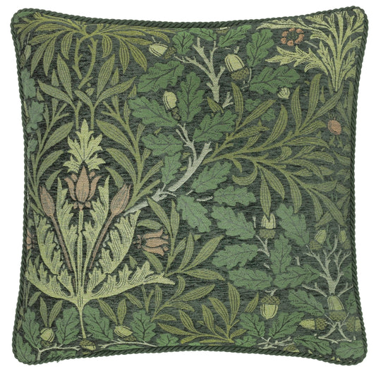 Tyynynpäällinen Acorn chenille vihreä 55 x 55 cm