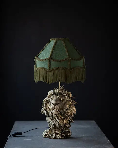 Lampunvarjostin Hapsuilla Tumma vihreä, halkaisija 32 cm