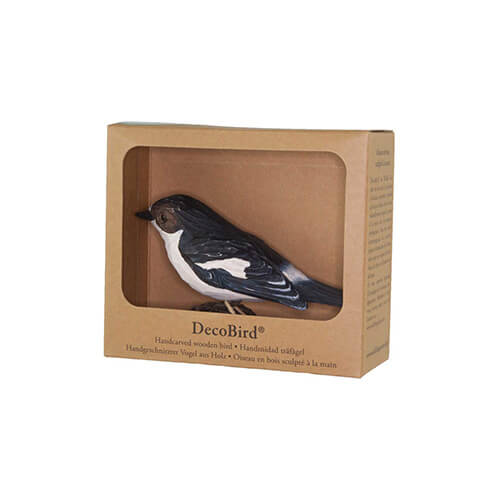 DecoBird Kirjosieppo - Pied Flycatcher