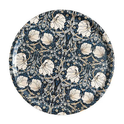 Pyöreä Tarjotin William Morris Pimpernel sininen 38 cm