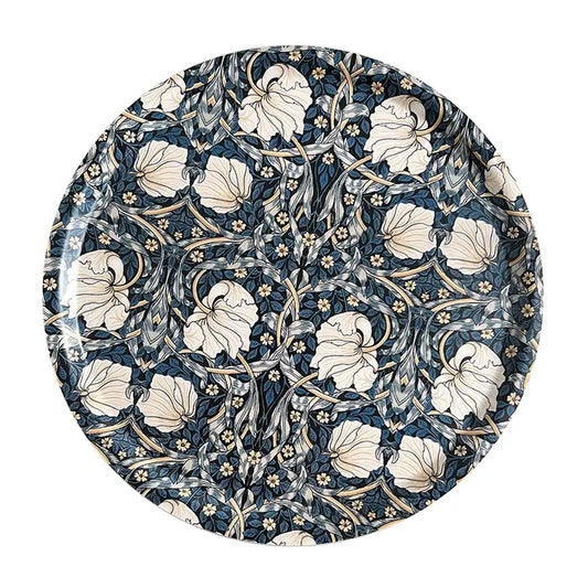 Pyöreä Tarjotin William Morris Pimpernel sininen 38 cm