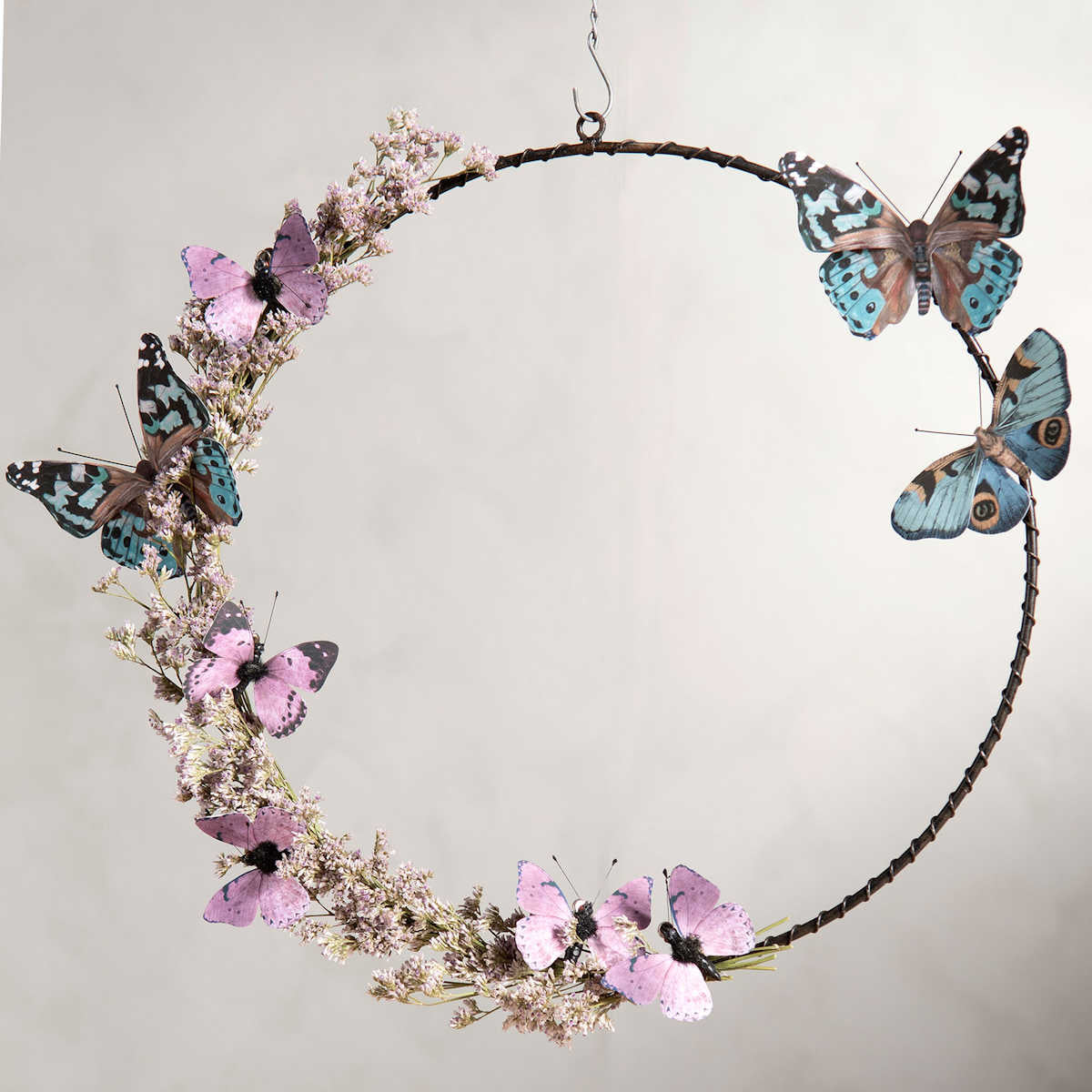 Metallilanka kranssi 30 cm