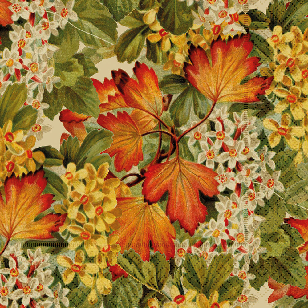 Servetti Syksyn lehdet 33 x 33 cm