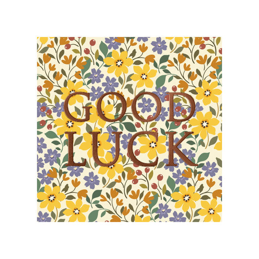 Good luck pieni kaksiosainen kortti 7.5 x 7.5 cm