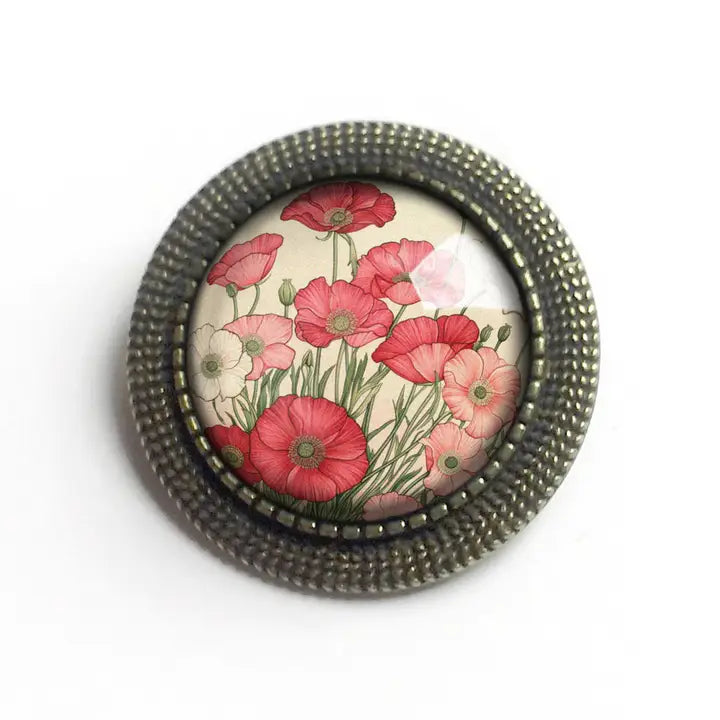 Pink and red Poppy - Unikot rintakoru