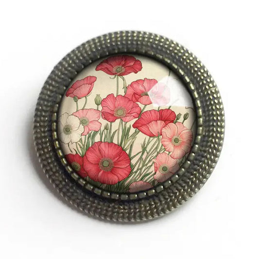 Pink and red Poppy - Unikot rintakoru