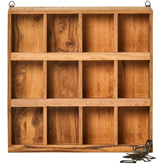 Lokerohylly / postihylly vintage puinen 60 x 60 cm