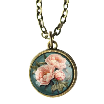 Vintage peony - Pioni kaulakoru