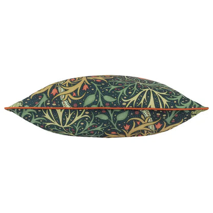 Tyynynpäällinen joka sopii ulkokäyttöön William Morris Seaweed Indigo 50 x 50 cm