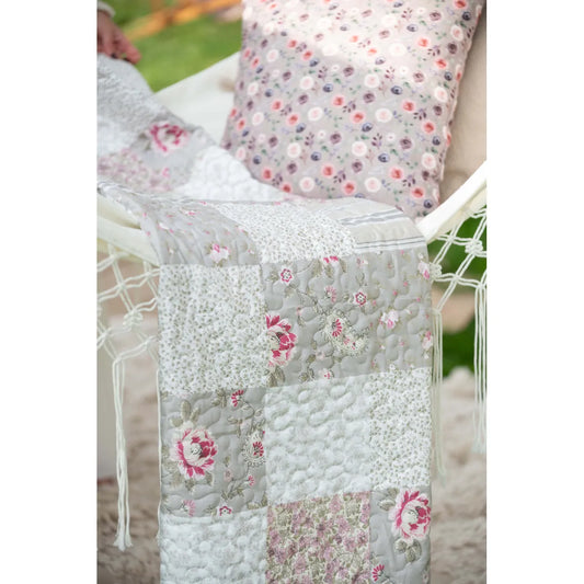 Päiväpeitto 260 x 260 cm Roosa tilkkukuvio