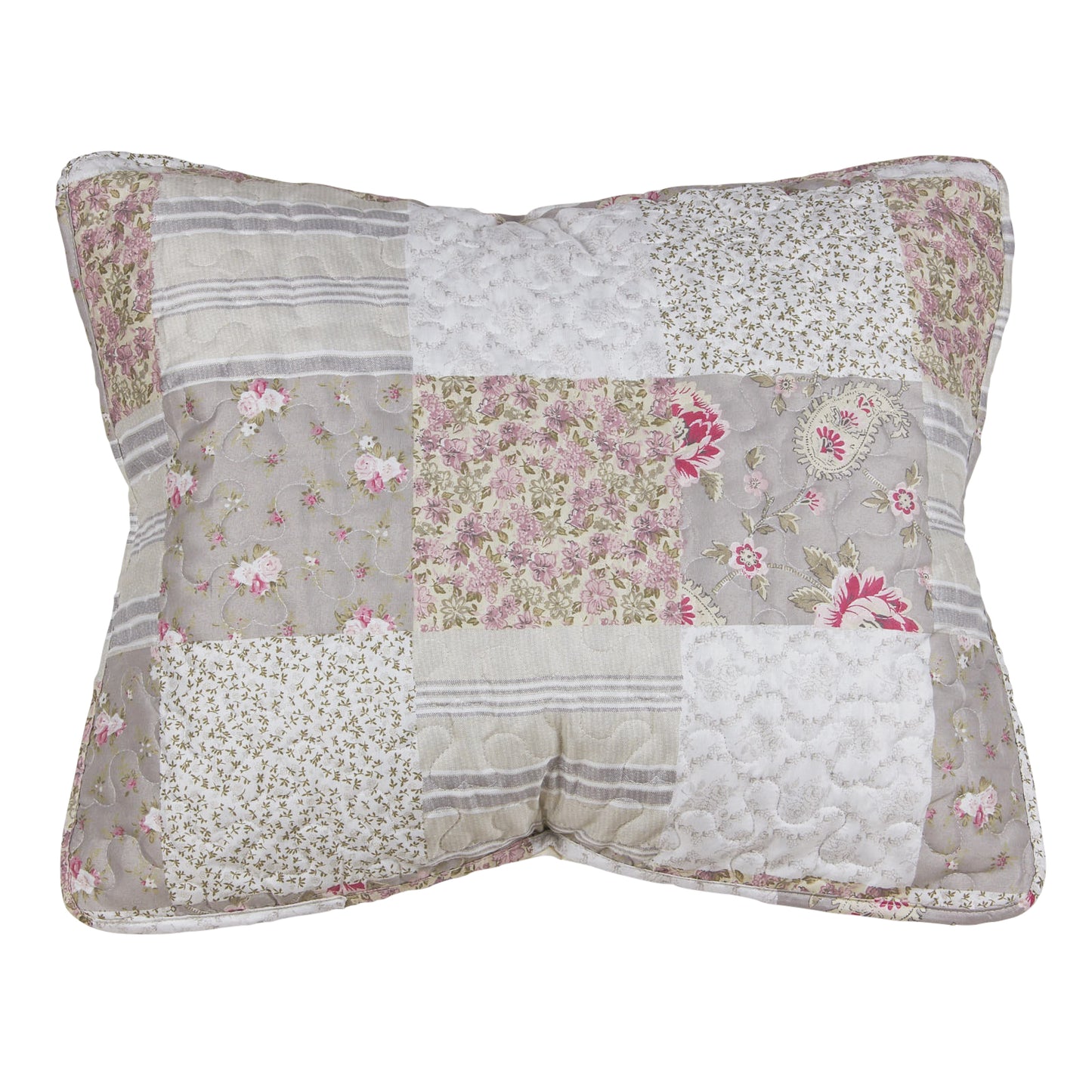 Tyynynpäällinen Roosa tilkkukuvio 50 x 60 cm