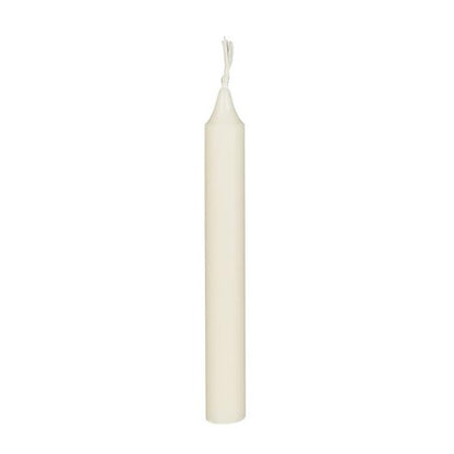Ohut kruunukynttilä 13 mm kermanvalkoinen 12 kpl paketti