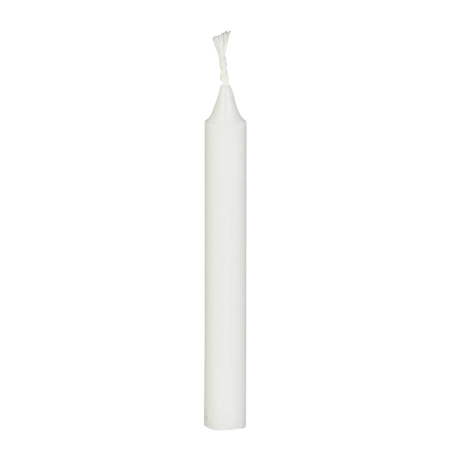Ohut kruunukynttilä 13 mm valkoinen 12 kpl paketti