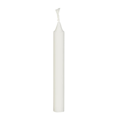 Ohut kruunukynttilä 13 mm valkoinen 12 kpl paketti