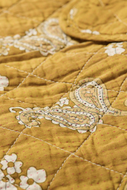 Puuvillatäkki Indian Sari Curry Paisley 130 x 180 cm